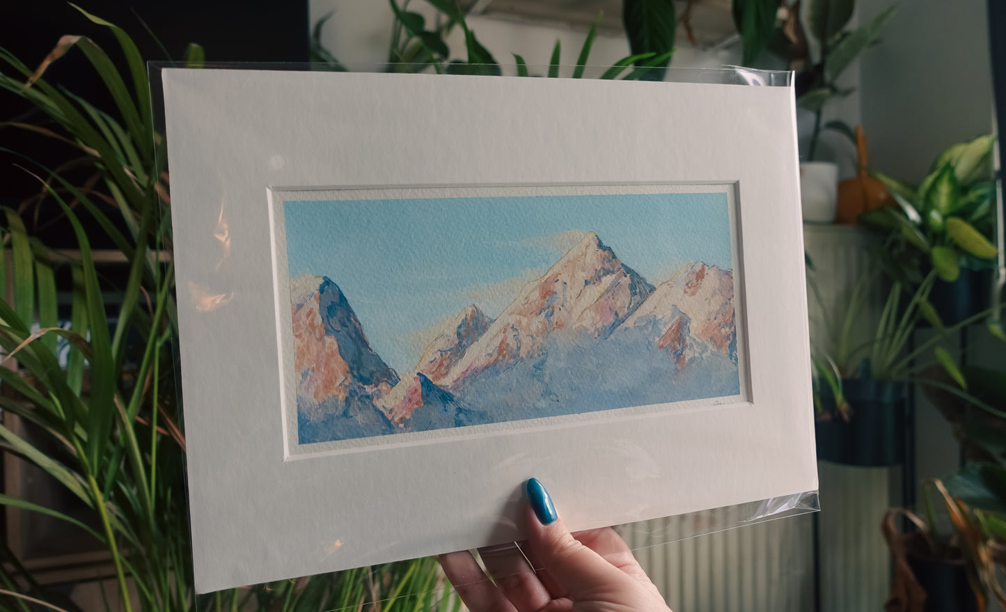 Montagne enneigée
