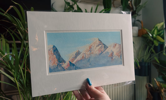 Montagne enneigée