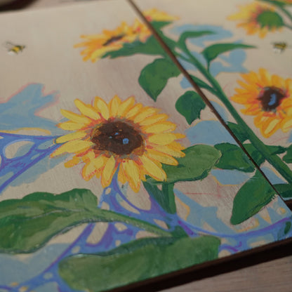 Tryptique Tournesols